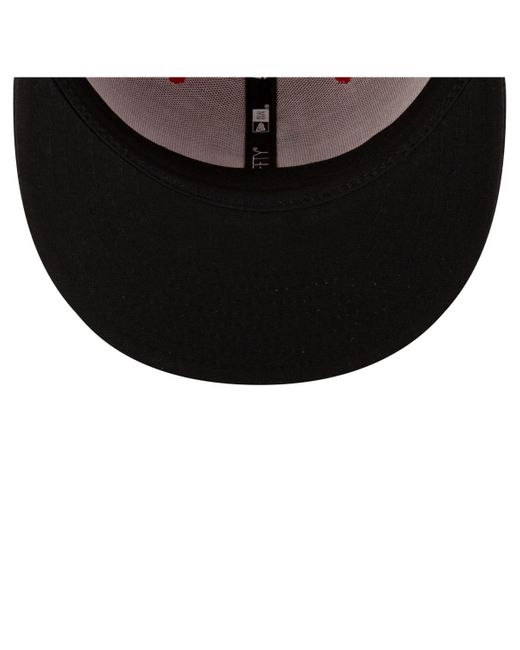 KTZ Red/black Cleveland Guardians Authentic Collection On Field 59fifty Fitted Hat for men