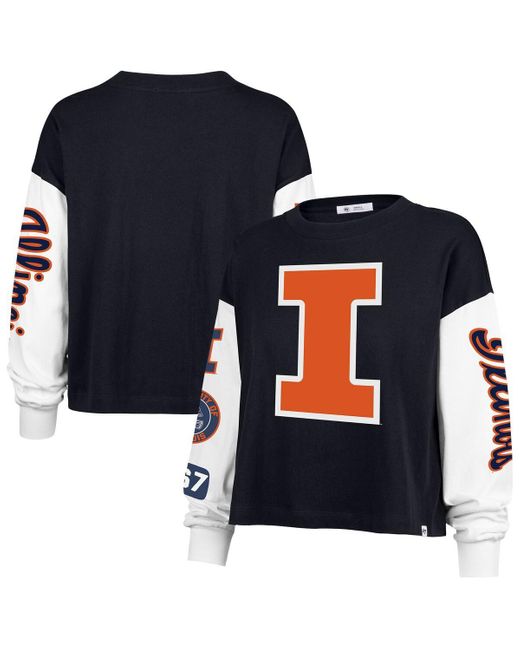 '47 Blue Illinois Fighting Illini Sydney Long Sleeve T-shirt
