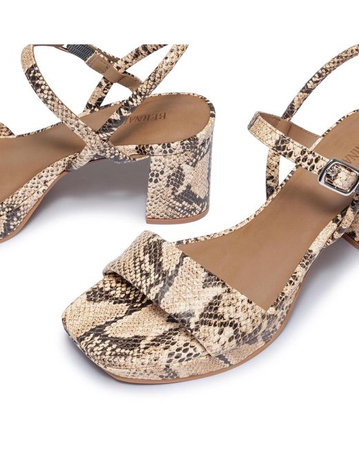 Bernardo Metallic Canto Platform Sandal