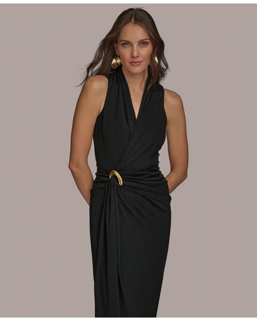 women pink dress Crystal Straps Pink Embellished Dress S main image 0
