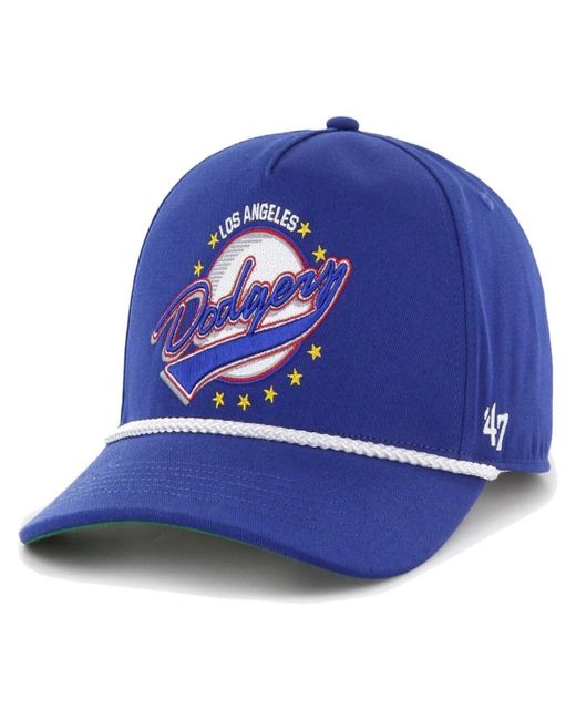 '47 Blue 47 Brand Los Angeles Dodgers Wax Pack Collection Premier Hitch Adjustable Hat for men