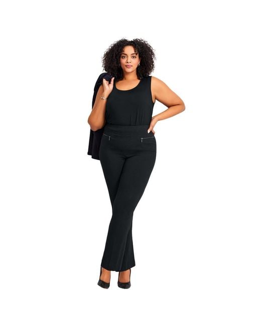 Avenue Blue Super Stretch Zip Pant