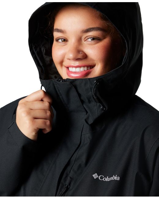 Columbia Black Plus Size Hikebound Ii Hooded Jacket