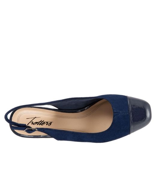 Trotters Blue Dea Pump