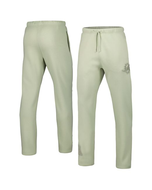 Pro Standard Miami Dolphins Neutral Fleece Sweatpants in Green for Men ...