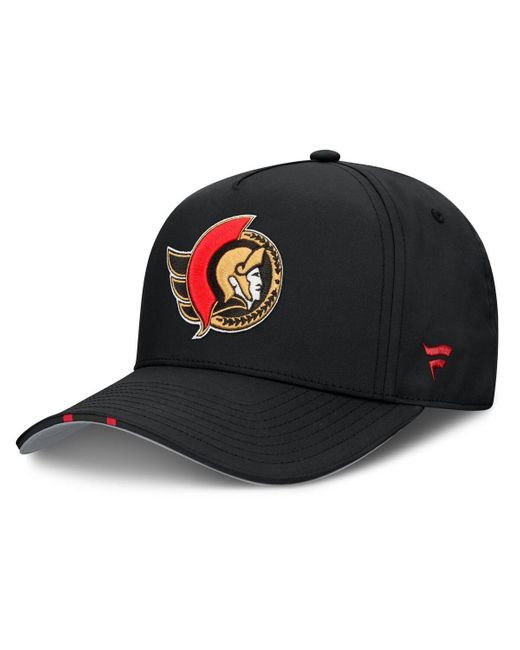 Fanatics Black Ottawa Senators 2025 Nhl Draft Authentic Pro On-stage Podium A-frame Adjustable Hat for men
