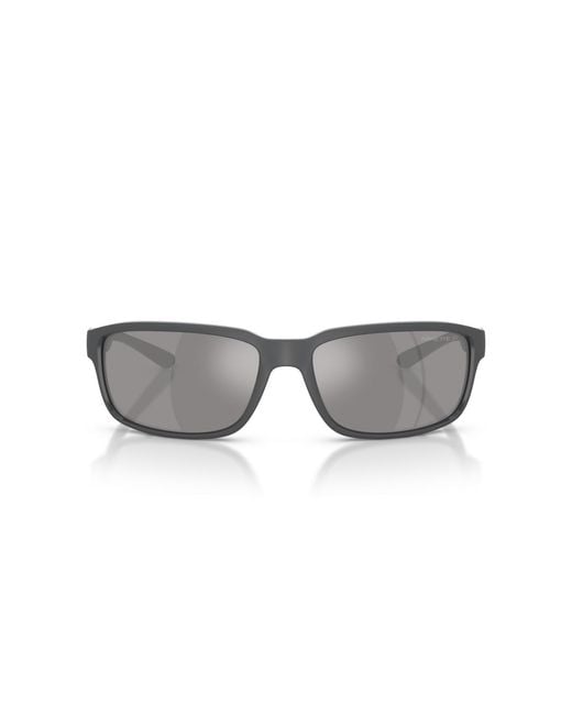 Arnette Gray Rectangle Polarized Sunglasses for men