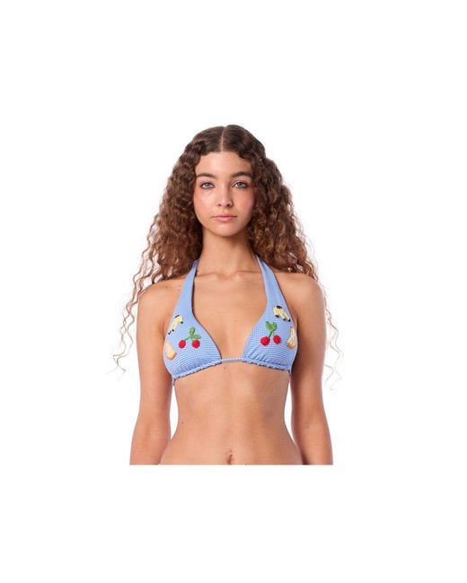 CAPITTANA Blue Atira Top