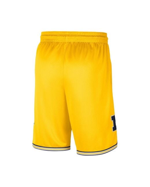 Nike Michigan Wolverines Limited Performance Basketball Shorts in