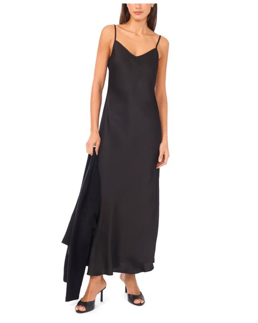 Msk Women's Black Sleeveless Maxi Dress Msk Women's Black Sleeveless Maxi Dress