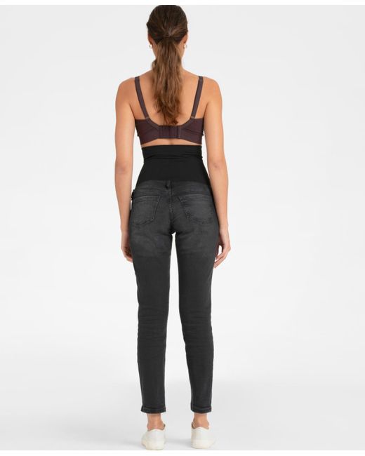 Seraphine Slim Post Maternity Shaping Jeans in Black