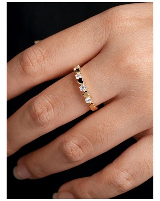 DEVATA Metallic Sweet Heart Ring