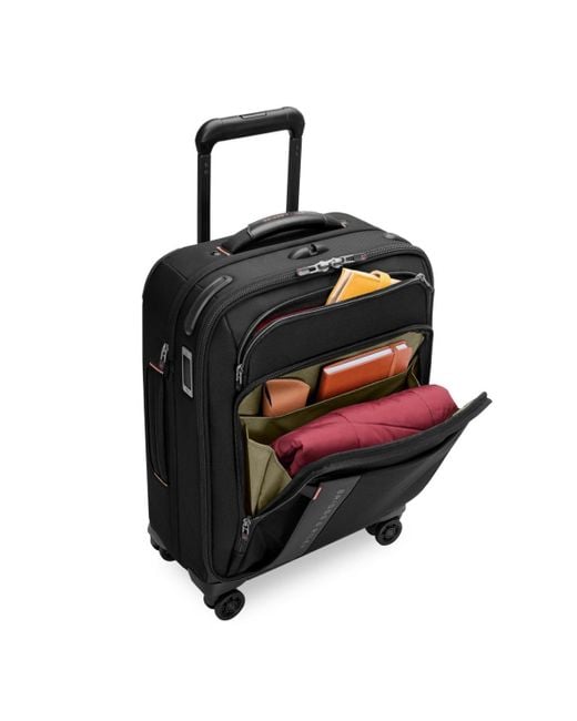 Briggs & Riley Black Global 21" Carry-on Expandable Spinner