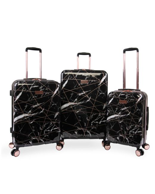 Juicy Couture Vivian 3piece Hardside Spinner luggage Set in Black Lyst