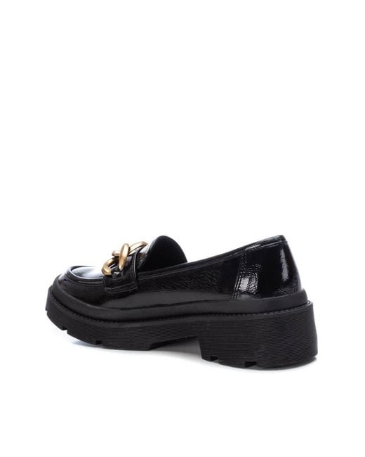 Xti Black Moccasins By