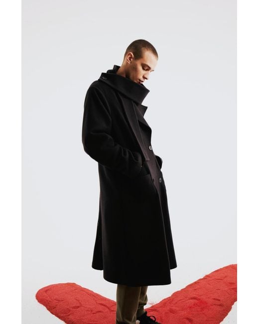 Pcfg Blue Wool Long Coat for men