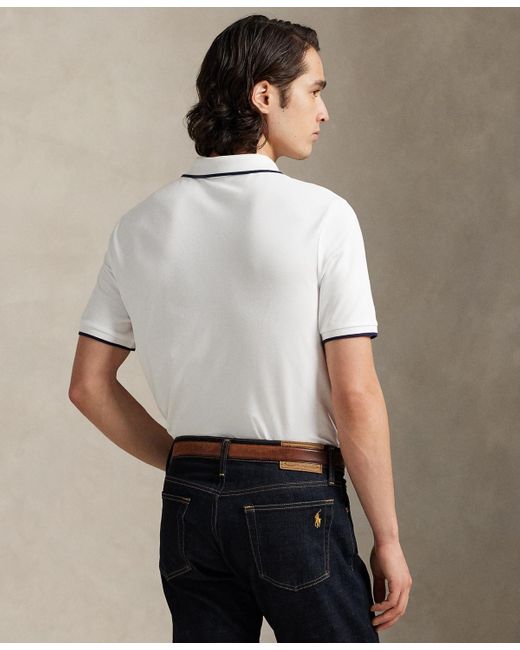 Polo Ralph Lauren Blue Classic-fit Stretch Mesh Polo Shirt for men