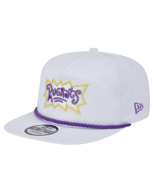 KTZ White Rugrats Golfer Snapback Hat for men