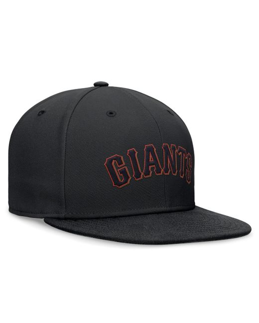 Nike Black San Francisco Giants Evergreen Performance Fitted Hat for men