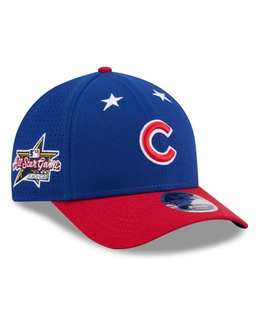 KTZ Blue Royal/red Chicago Cubs 2025 Mlb All-star Game 9forty M-crown Adjustable Hat for men