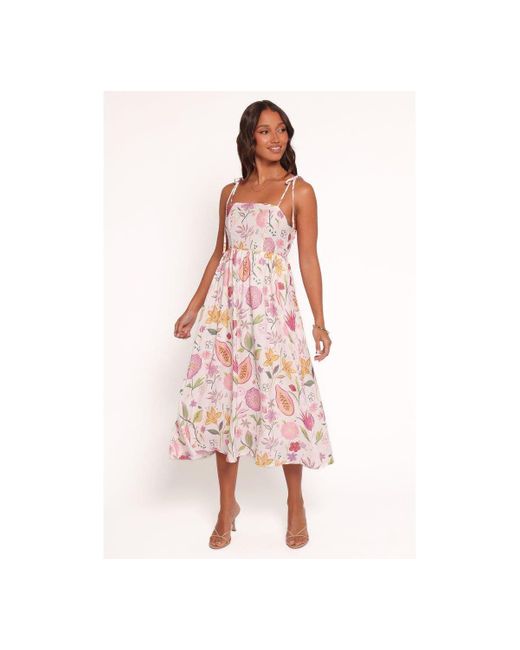 Petal Pup Women's Pink Stazie Midi Dress