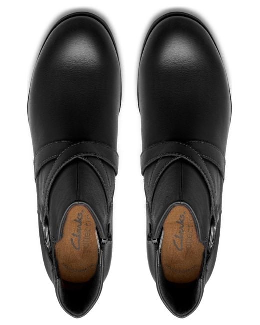 Clarks Black Collection Emily2 Henley Wedge Booties