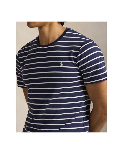 Polo Ralph Lauren Blue Short-sleeve Striped T-shirt for men