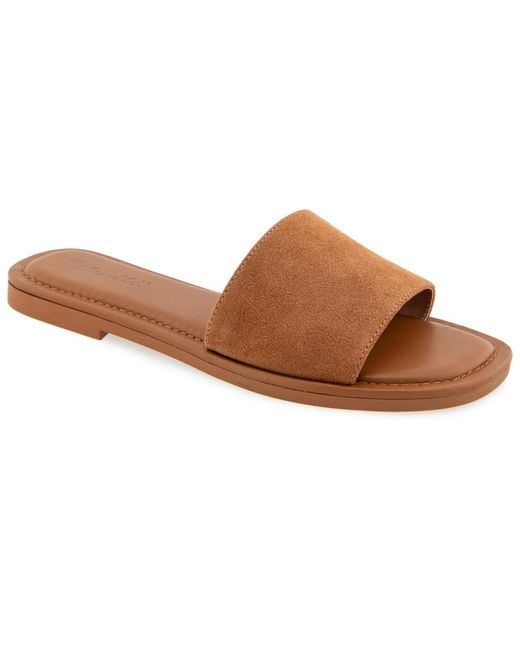 Splendid Brown Dolly Slide Sandal