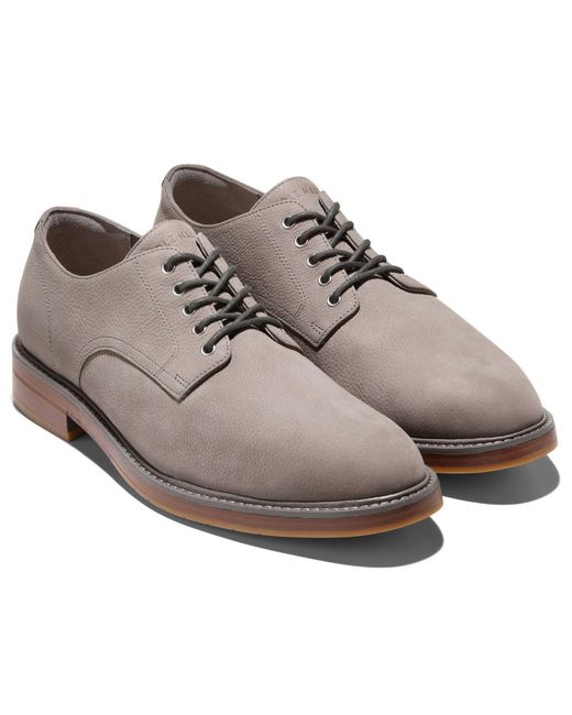 Cole Haan Gray Judson Grand Plain Toe Oxford for men