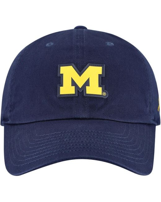 Nike Blue Â Michigan Wolverines Club Swoosh Performance Adjustable Hat for men