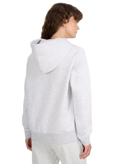 4F White Pullover Hoodie