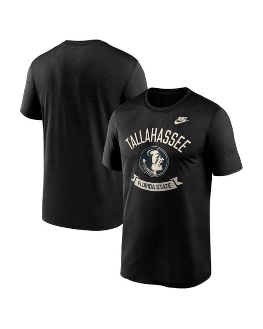 Nike Black Florida State Seminoles Fashion Hometown Legend T-shirt for men