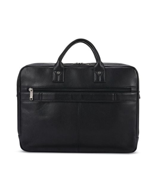 Samsonite Black Classic Leather Toploader