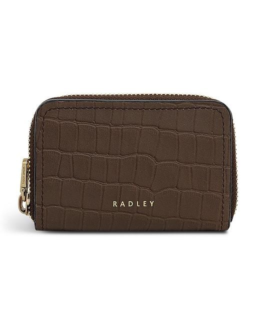 Radley Brown Beech Row Mini Zip Around Wallet