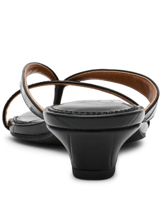 Dolce Vita Black Bex Strappy Kitten Heel Dress Sandals