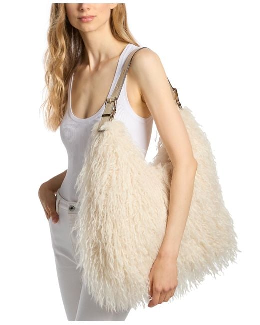 Michael Kors Natural Nolita Large Hobo Shoulder Bag