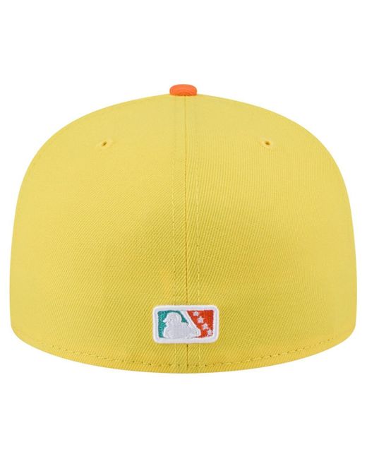 KTZ Yellow Spokane Indians Copa De La Diversion 59fifty Fitted Hat for men