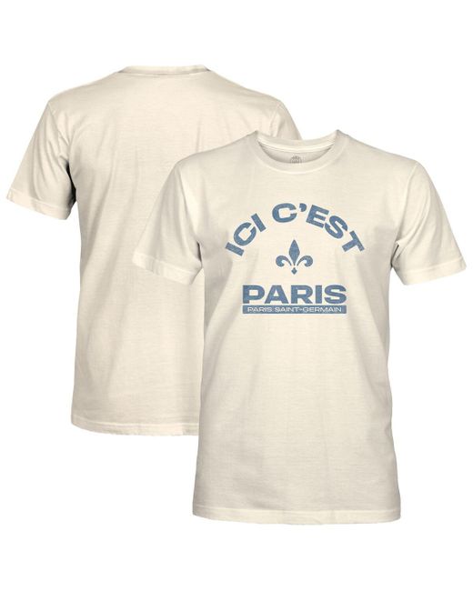 1863fc White Paris Saint-germain Team Arch T-shirt for men