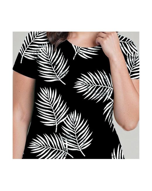 Calypsa Multicolor Plus Size Adele Swim Top