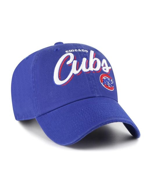 '47 Blue Chicago Cubs Ariana Clean Up Adjustable Hat