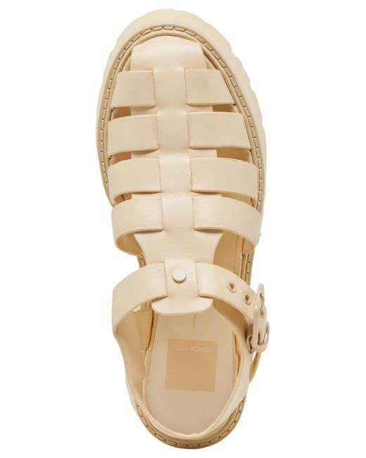 Dolce Vita Natural Lasly Fisherman Platform Sandals
