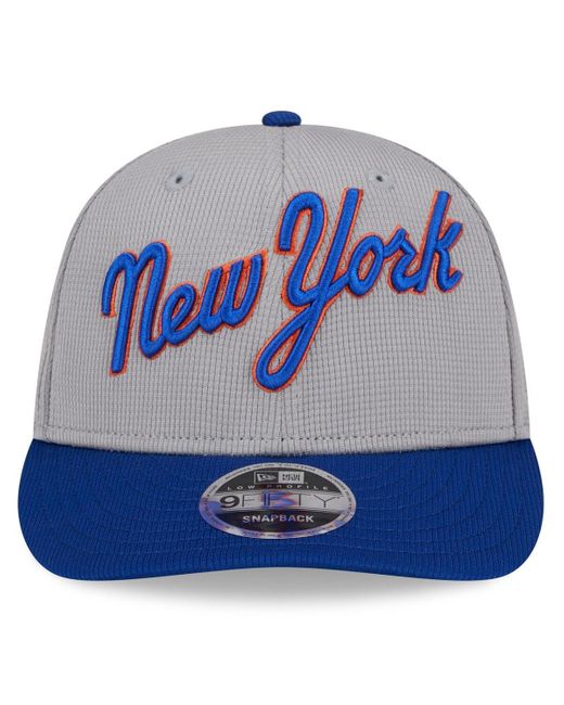KTZ New York Mets 2024 Batting Practice Low Profile 9fifty Snapback Hat