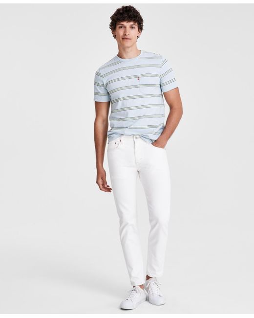 Levi's Slim-fit Tapered White Jeans for men