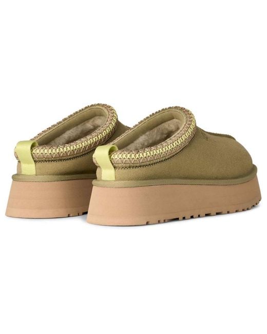 Ugg Green Tazz Ii Platform Slippers