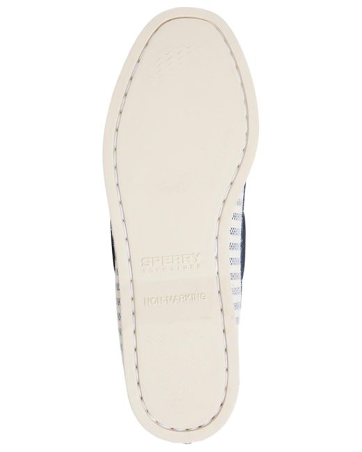 Sperry Top-Sider White Ao 2-eye Round Toe Boat Shoe