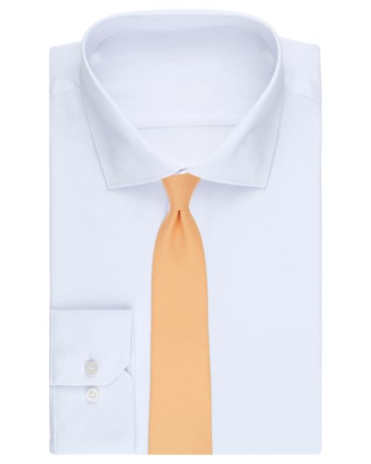 Perry Ellis Orange Classic Solid Pattern Tie for men
