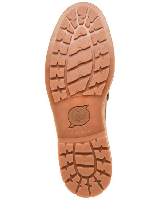 Born Natural Langley Suede Leather Slip On Penny Loafers for men