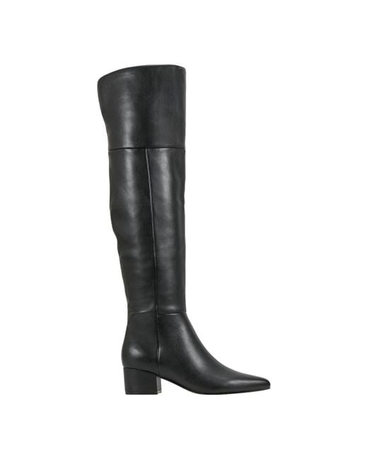 Marc Fisher Black Lottie Pointy Toe Over The Knee Dress Boots