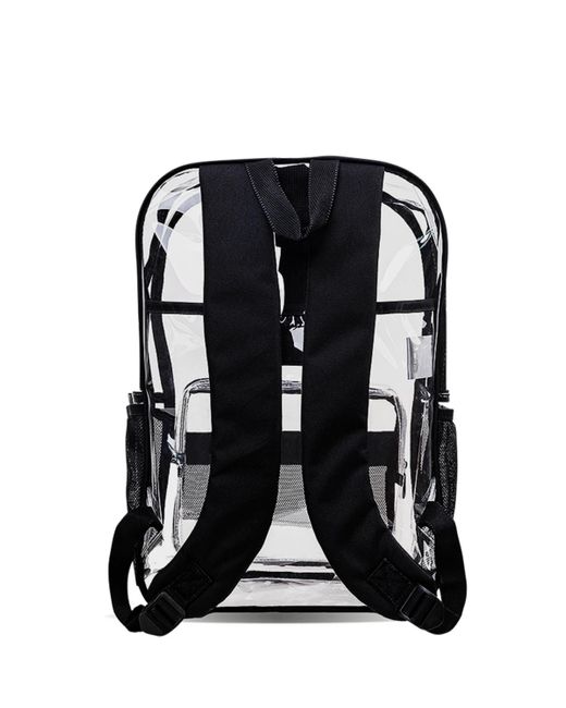 J World Black Transparent Tpu Backpack For School