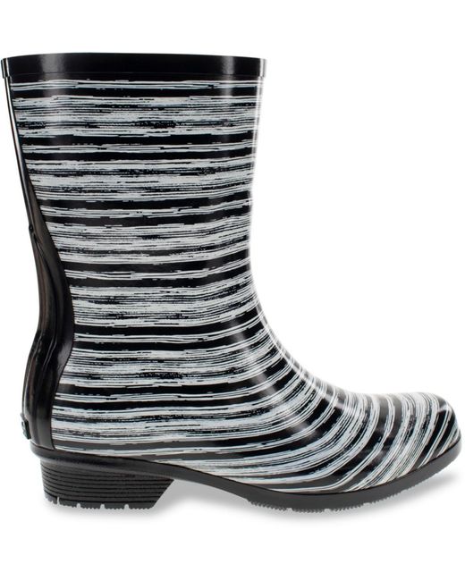 Chooka Black Polished Mid Rain Boot
